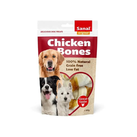 Sanal Dogs Chicken Bones 80g