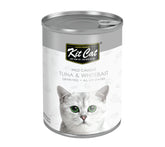 طعام قطط رطب كت كات معلبات تونا وصغار السمك 400 جم