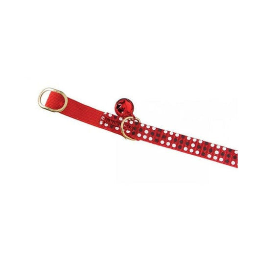 Zolux Nylon Spotted Cat Collar 30cm - Red