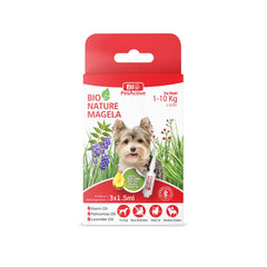 قطرات العناية بالبشرة والفراء من بيو بيت أكتيف بيو-نيتشر ماجيلا للكلاب التي يتراوح وزنها بين 1 و10 كجم، 3 عبوات × 1.5 مل
