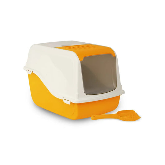 MB Bergamo Ariel Fully Openable Litter Box Orange