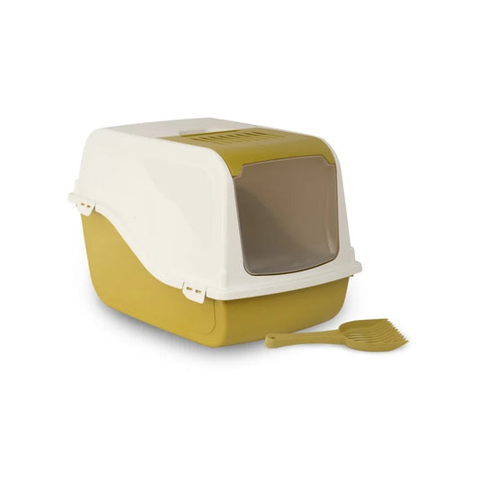 MB Bergamo Ariel Litter Box with Top Opening Mustard