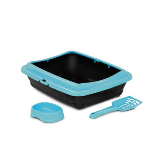 MB Bergamo Perba Sandpit with Scoop and Food Plate Turquoise