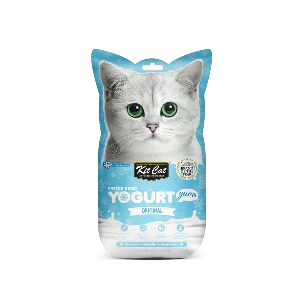 مكافات قطط كت كات يوقارت يامز اوريجينال مجففة 10×1 جم