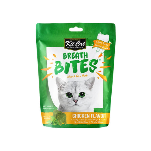Kit Cat Breathe Bites Mint Chicken Supplement 60g