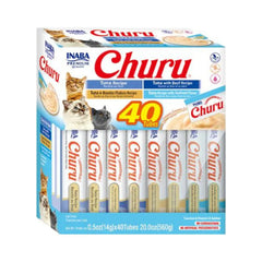 Inaba Churro Tuna Assorted 40 sachets x 14g
