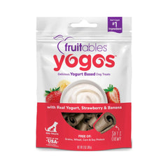 Fruitables Yogos Strawberry Banana Dog Treats 340g