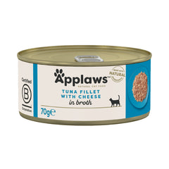 اكل قطط ابلاوز رطب معلبات شرائح تونا مع الجبن في المرق 70 جم