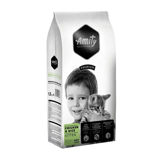 ايميتي بريميوم طعام جاف بالدجاج والأرز للقطط 1.5 كيلو