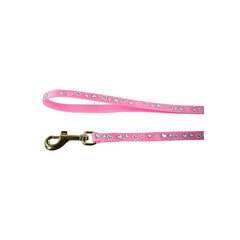 زولكس مشد للقطط رسمة قلب 1متر - زهري