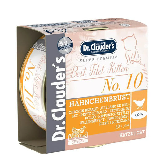 د. كلاودرز طعام رطب للقطط الصغيرة بنكهة الدجاج 70 جم