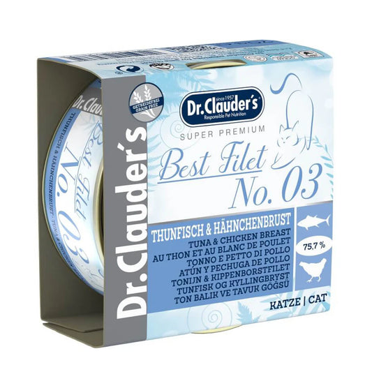 د. كلاودرز طعام رطب للقطط البالغة بنكهة التونة والدجاج 70 جم