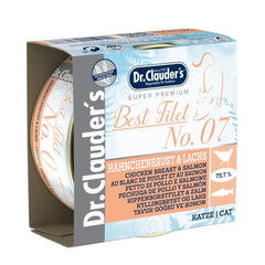 د. كلاودرز طعام رطب للقطط البالغة الدجاج والسالمون 70 جم