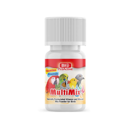 مسحوق مزيج الفيتامينات والمعادن متعدد الاستخدامات من بيو بيت أكتيف للطيور ٥٠ جم