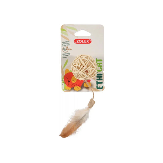 Zolux Ethics Fish with Feathers Toy