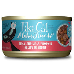 تيكي كات ألوها فريندز تونا سمك جمبري ويقطين في المرق 85غ