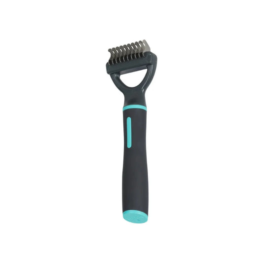 Zolux Anna 10 Tooth Iron Comb with Blades for Dogs All Sizes