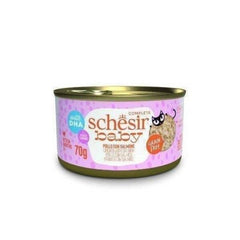 شيزر علبة بيبي كومبلت دجاج وسالمون طعام كامل للقطط الصغيرة 70 جم
