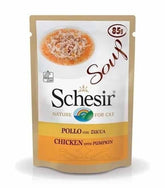 شيزر أكياس دجاج ويقطين شوربة للقطط 85 جم