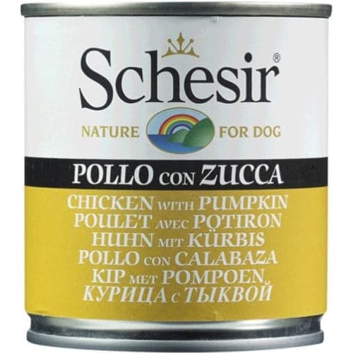 معلبات شيزر دجاج مع اليقطين للكلاب في الجيلي 285 جم