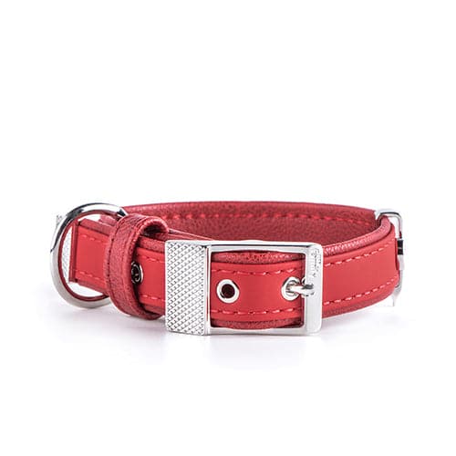 My Family Bilbao Red Leather Collar