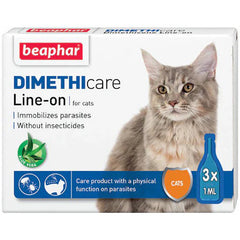 Beaphar Demathi Care Line On Aloe Vera Insect Repellent for Cats 3x1ml