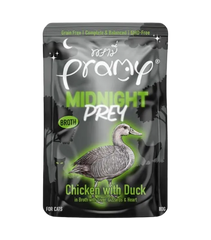 برامي في مرق ميدنايت بري دجاج وبط أكياس للقطط 80 جم