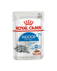 رويال كانين طعام رطب للقطط البالغة المعقمة الداخلية الأكبر من 7 سنوات 85 جرام