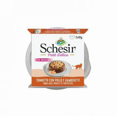 Chesire Petit Delish Mousse Tuna, Chicken and Shrimp 2 x 40g