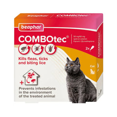 بيفار كومبوتيك قطرة لعلاج البراغيث والقراد والقمل للقطط 50x2 مغ