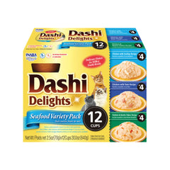 إينابا داشي ديلايت أكواب مأكولات بحرية - مجموعة متنوعة 4+4+4 × 70 جم