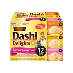 إينابا داشي ديلايت أكواب دجاج - مجموعة متنوعة 4+4+4 × 70 جم