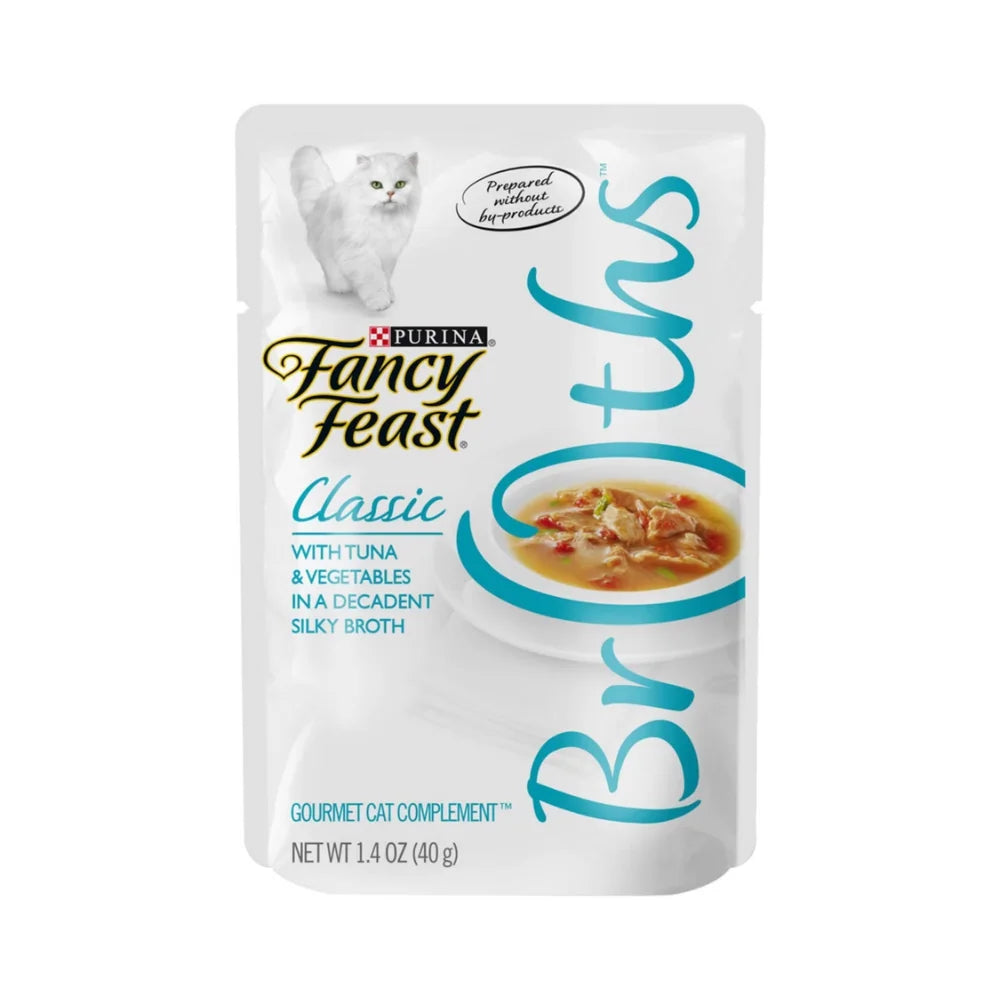 طعام قطط رطب فانسي فيست كلاسيك مع تونا وخضروات بالمرق 40 جم
