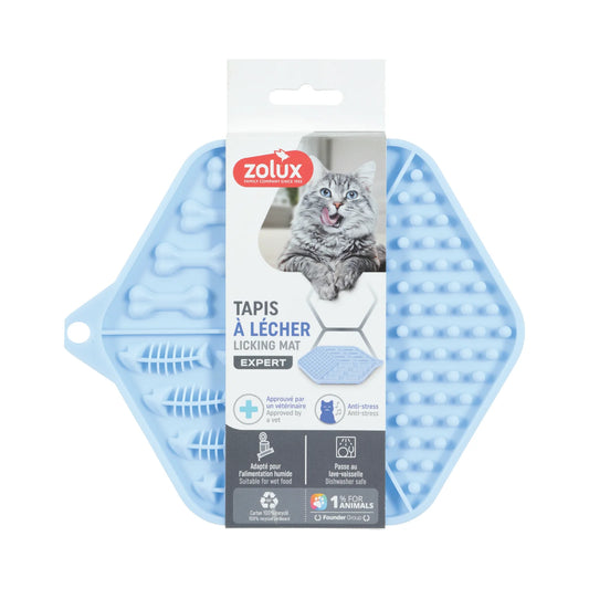 زولوكس سجادة لعق سيليكون للقطط