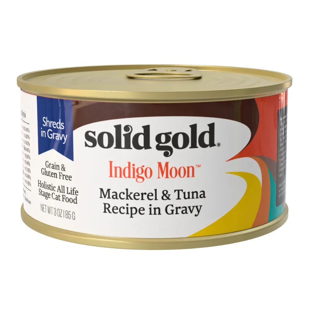 3- اكل قطط رطب سوليد جولد إنديغو مون 85 جم