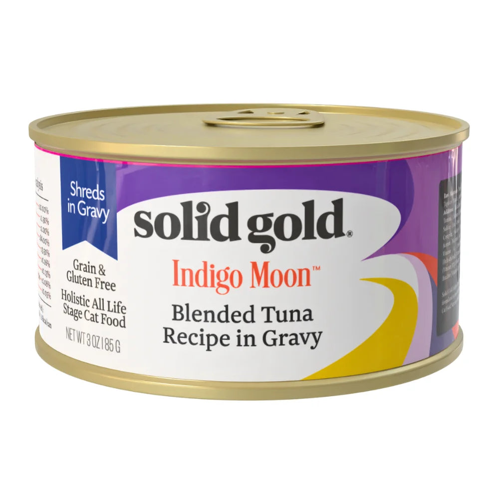 6- اكل قطط رطب سوليد جولد إنديغو مون 85 جم