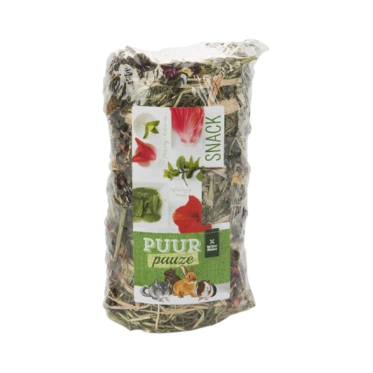 Wet Mullein Pure Hay Roll for Rabbits and Rodents with Flowers and Herbs 200g