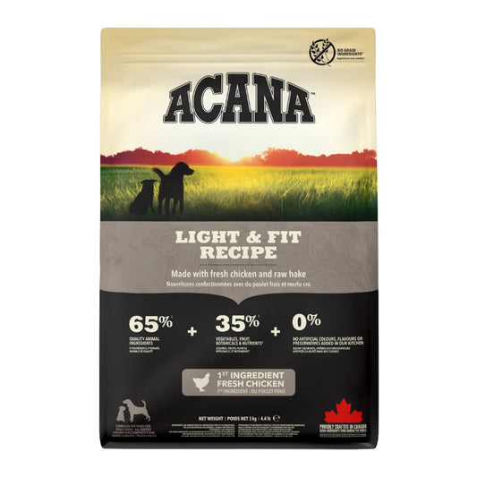 أكانا لايت آند فيت طعام جاف للكلاب دجاج