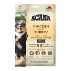 أكانا هومستيد هارفست طعام جاف للقطط دجاج وديك رومي