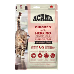 أكانا إندور إنترى طعام جاف للقطط دجاج وديك رومي