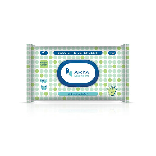 اريا مناديل رطبة بالصبار 30×20 سم 40 قطعة