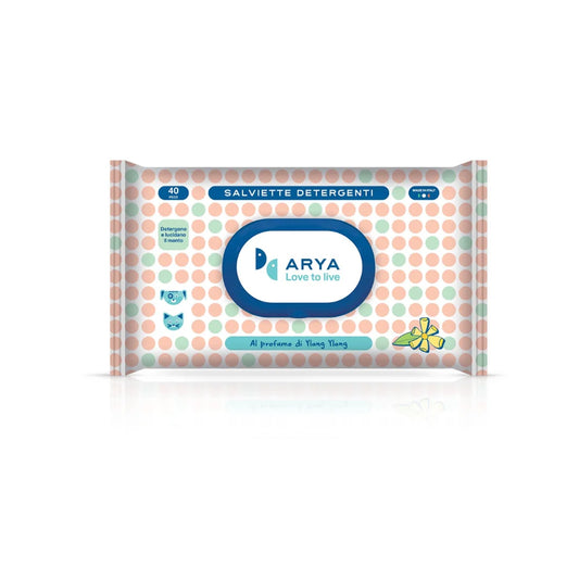 اريا مناديل رطبة بنبتة اليلانغ يلانغ 30×20 سم 40 قطعة