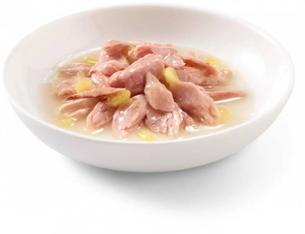 3- اكل رطب للقطط شيزر تونة مع مانجو 75 جم