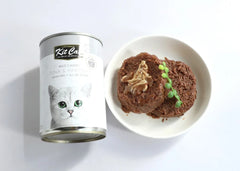 2- طعام قطط رطب كت كات معلبات تونا وصغار السمك 400 جم