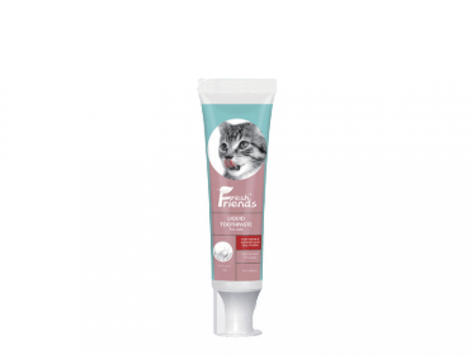 فريش فريندز معجون أسنان للقطط بنكهة الحليب 45 جم