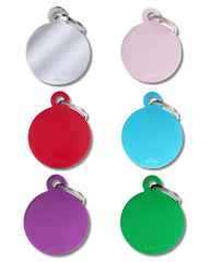 ماي فاميلي قلادة دائري صغير المونيوم