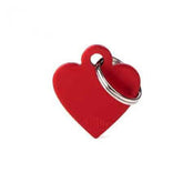 My Family Small Aluminum Heart Necklace
