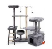 Villain Go Tree Scratcher Beige 124x40x136cm