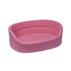 Feline Go Foam Oval Bed for Cats and Dogs Pink