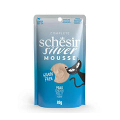 شيزر أظرف سيلفر موس غذاء كامل بالدجاج واليقطين للقطط 80 غ